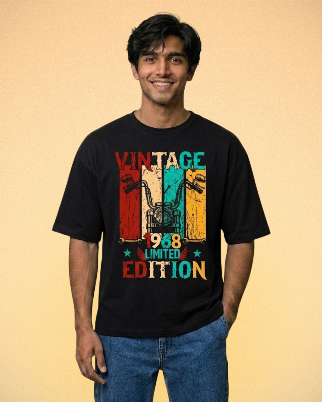 Ownfit Aesthetic Oversized Tee Black: Vintage Edition