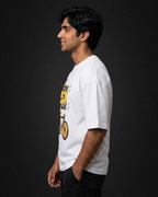 Ownfit Travel Oversized T-Shirt White: Time To Travel