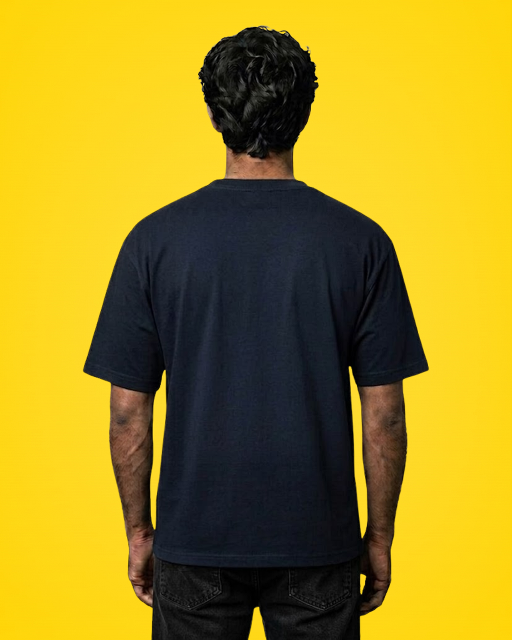 Ownfit Aesthetic Oversized Tee Navy Blue : Vintage Edition