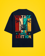 Ownfit Aesthetic Oversized Tee Navy Blue : Vintage Edition