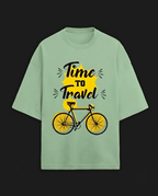 Ownfit Travel Oversized T-Shirt Jade : Time To Travel