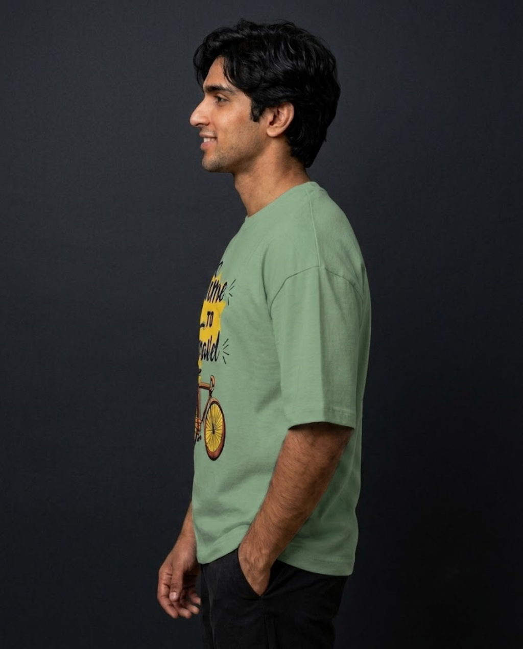 Ownfit Travel Oversized T-Shirt Jade : Time To Travel
