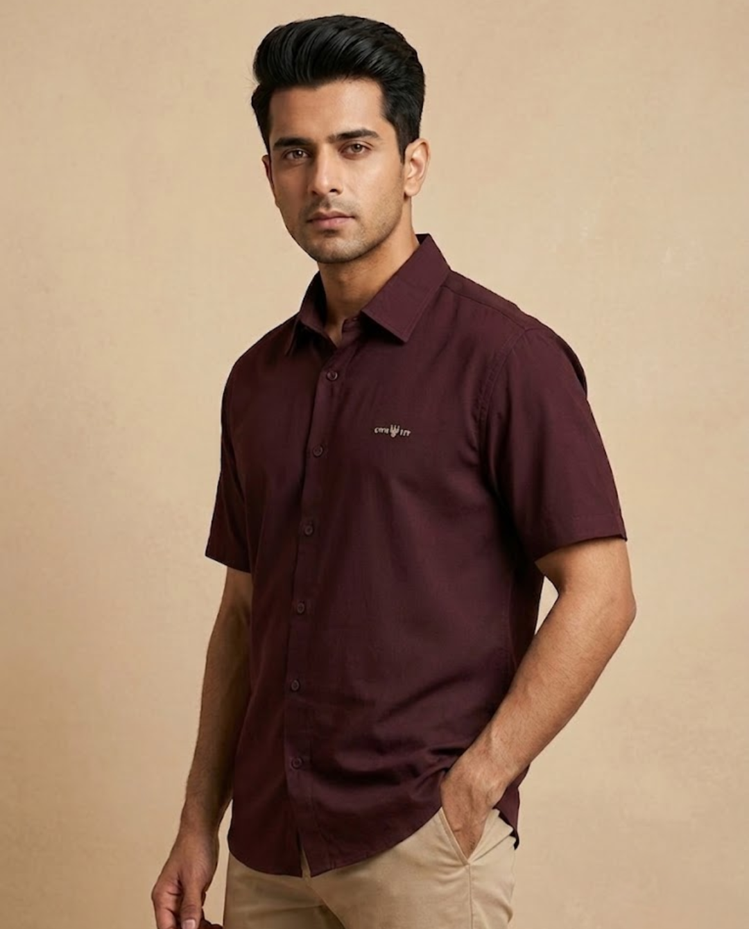 Ownfit Premium Maroon Oversized Shirt