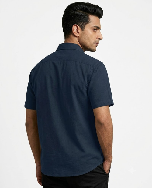 Ownfit Premium Navy Blue Oversized Shirt