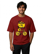 Ownfit Travel Oversized T-Shirt Red: Time To Travel